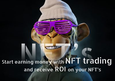 NFT para comerciar, también llamadas "fichas no fungibles".