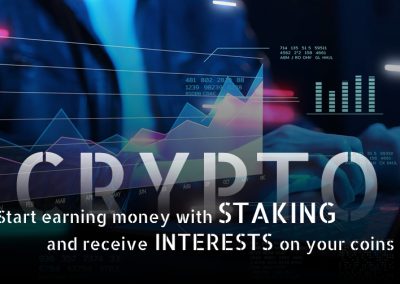 COIN STAKING or depositing at interest